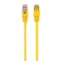 Патч-корд 0.25м FTP cat.6 CCA yellow Cablexpert (PP6-0.25M/Y)