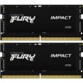 Kingston Fury (ex.HyperX) Модуль пам'яті для ноутбука SoDIMM DDR5 32GB (2x16GB) 6000 MHz Impact Kingston Fury (ex.HyperX) (KF560S38IBK2-32)
