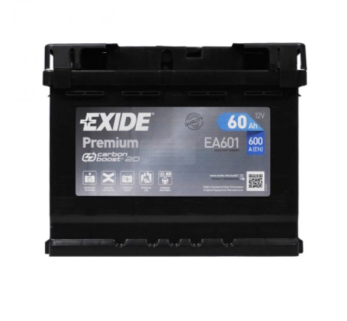 EXIDE Акумулятор автомобільний EXIDE PREMIUM 60A (EA601)