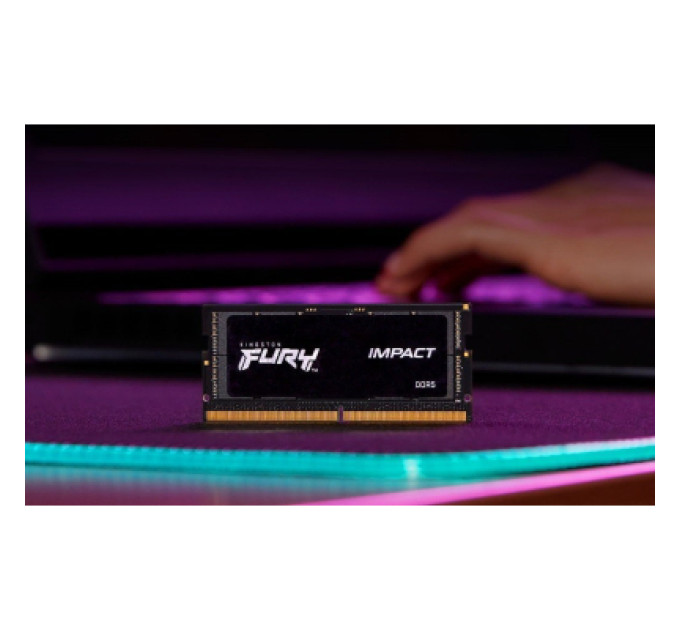 Kingston Fury (ex.HyperX) Модуль пам'яті для ноутбука SoDIMM DDR5 16GB 5600 MHz Impact Kingston Fury (ex.HyperX) (KF556S40IB-16)
