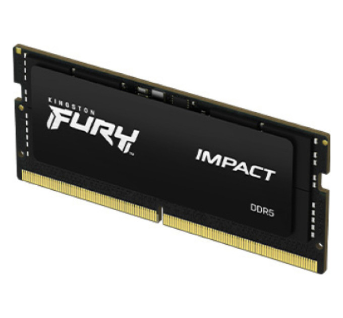 Kingston Fury (ex.HyperX) Модуль пам'яті для ноутбука SoDIMM DDR5 16GB 5600 MHz Impact Kingston Fury (ex.HyperX) (KF556S40IB-16)