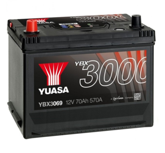 Yuasa Акумулятор автомобільний Yuasa 12V 72Ah SMF Battery (YBX3069)