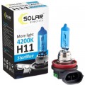 SOLAR Автолампа SOLAR H11 12V 55W PGJ19-2 StarBlue 4200K (1281)