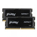 Kingston Fury (ex.HyperX) Модуль пам'яті для ноутбука SoDIMM DDR5 32GB (2x16GB) 5600 MHz Impact Black Kingston Fury (ex.HyperX) (KF556S40IBK2-32)