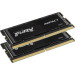 Kingston Fury (ex.HyperX) Модуль пам'яті для ноутбука SoDIMM DDR5 32GB (2x16GB) 5600 MHz Impact Black Kingston Fury (ex.HyperX) (KF556S40IBK2-32)