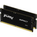 Kingston Fury (ex.HyperX) Модуль пам'яті для ноутбука SoDIMM DDR5 32GB (2x16GB) 5600 MHz Impact Black Kingston Fury (ex.HyperX) (KF556S40IBK2-32)