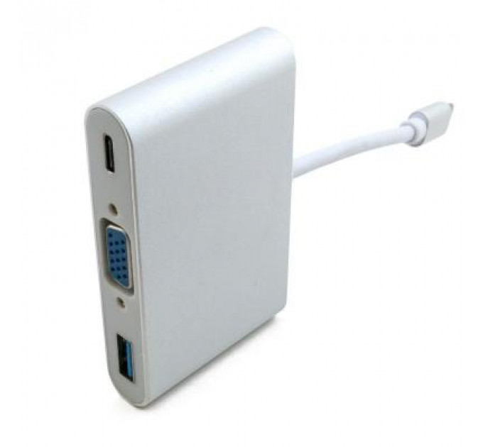 Порт-реплікатор Extradigital USB Type-C to VGA/USB 3.0/Type-C (0.15m) (KBV1690)