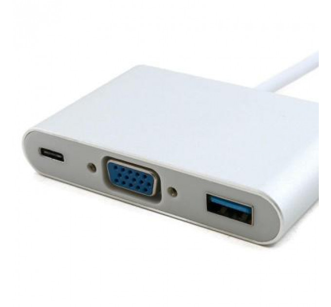 Порт-реплікатор Extradigital USB Type-C to VGA/USB 3.0/Type-C (0.15m) (KBV1690)