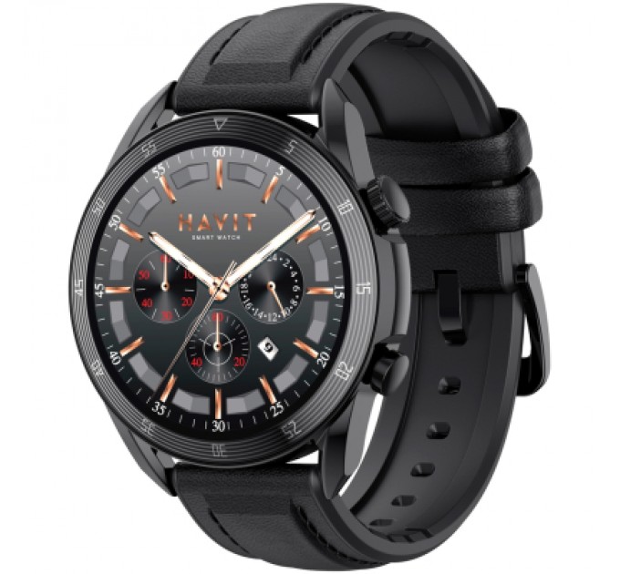 Havit Смарт-годинник Havit HV-M9030 PRO IP68 Bluetooth Call Black (HV-M9030 PRO Black)