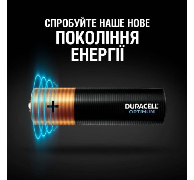 Duracell Батарейка Duracell Optimum AA лужні 4 шт. в упаковці (5015595)