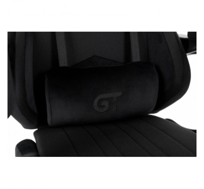 GT Racer Крісло ігрове GT Racer X-2324 Black Suede (X-2324 Fabric Black Suede)