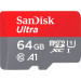 SanDisk Карта пам'яті SanDisk 64GB microSD Class 10 A1 R-140 (SDSQUAB-064G-GN6IA)