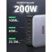 Ugreen Зарядний пристрій Ugreen 6xUSB 200W (4хUSB-C+2xUSB-A) Gan CD271 (40914)