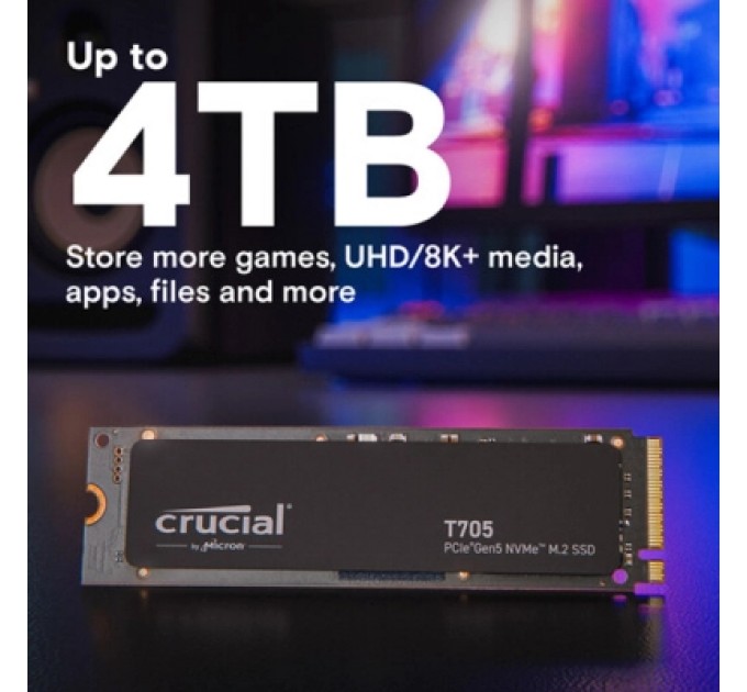 Micron Накопичувач SSD M.2 2280 4TB T705 Micron (CT4000T705SSD3)