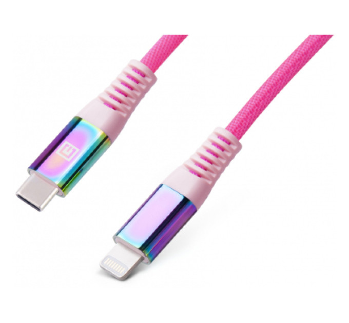 REAL-EL Дата кабель USB-C to Lightning 1.0m MFI Rainbow REAL-EL (EL123500054)