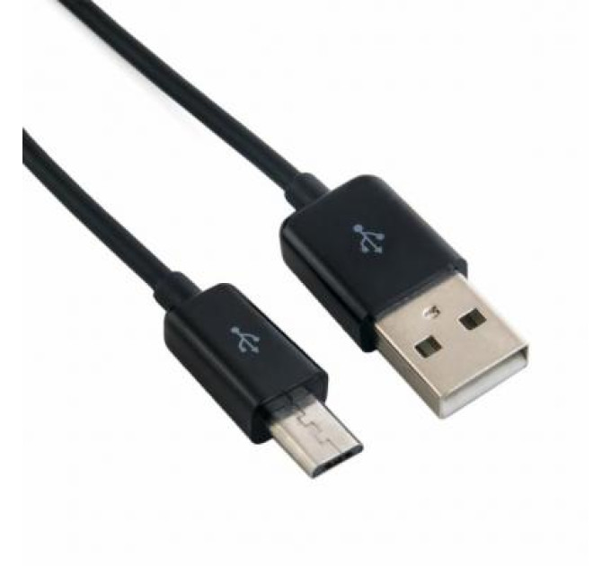 REAL-EL Дата кабель USB 2.0 AM to Micro 5P 2.0m Fabric Premium black REAL-EL (EL123500048)