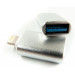 Dengos Перехідник OTG USB - Lightning grey Dengos (ADP-016)