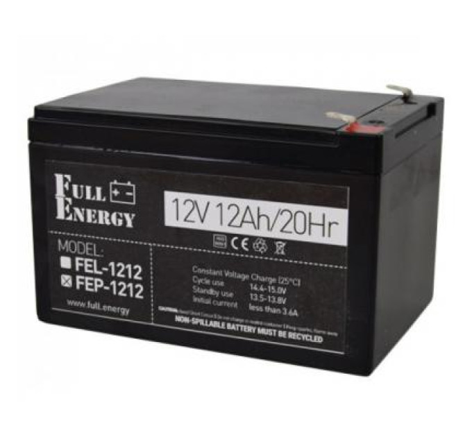 Full Energy Батарея до ДБЖ Full Energy 12В 12Ач (FEP-1212)