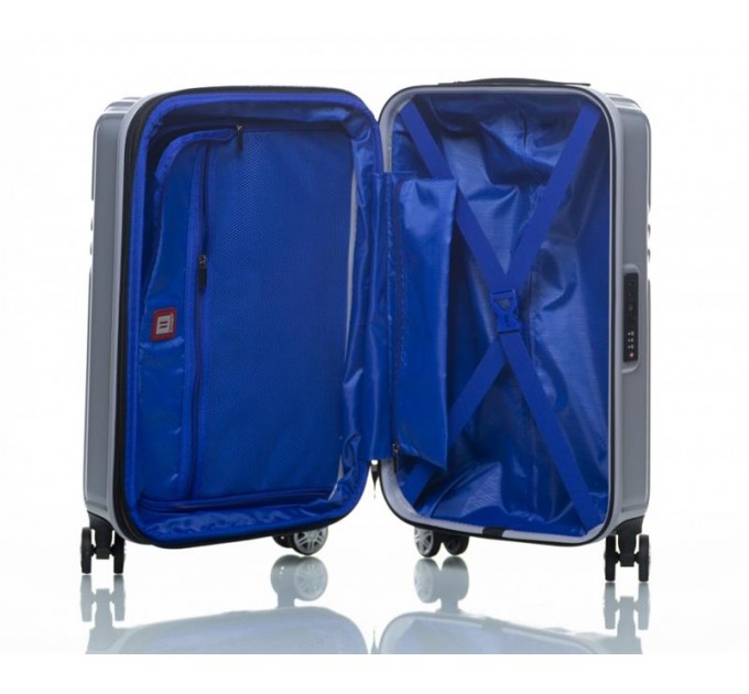 Sumdex Чемодан Sumdex 20" (SWRH-720 MS) серебристый