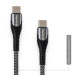 ColorWay Дата кабель USB-C to USB-C 1.0m PD Fast Charging 65W 3А grey ColorWay (CW-CBPDCC040-GR)