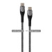 ColorWay Дата кабель USB-C to USB-C 1.0m PD Fast Charging 65W 3А grey ColorWay (CW-CBPDCC040-GR)