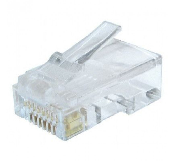 Конектор RJ45 cat.6 UTP 8P8C * 10 (позолоч. конт.) Cablexpert (LC-8P8C-002/10)