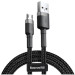 Baseus Дата кабель USB 2.0 AM to Micro 5P 2.0m 1.5A grey-black Baseus (CAMKLF-CG1)