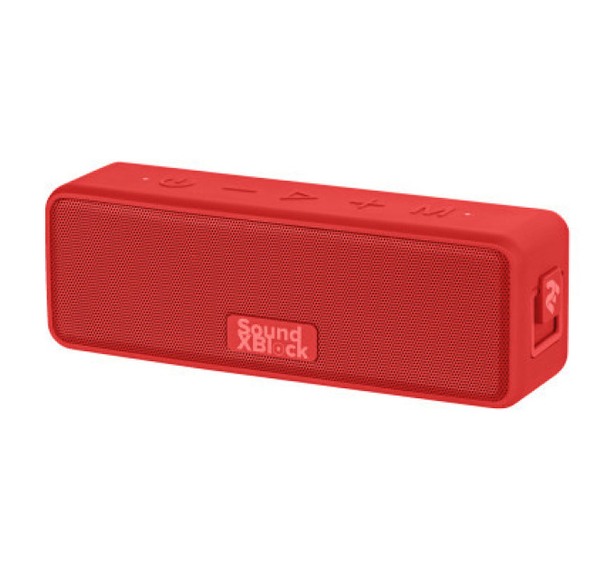 2E Акустична система 2E SoundXBlock TWS MP3 Wireless Waterproof Red (2E-BSSXBWRD)