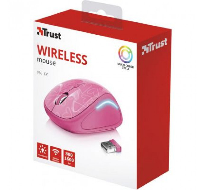 Мишка Trust Yvi FX pink (22336)