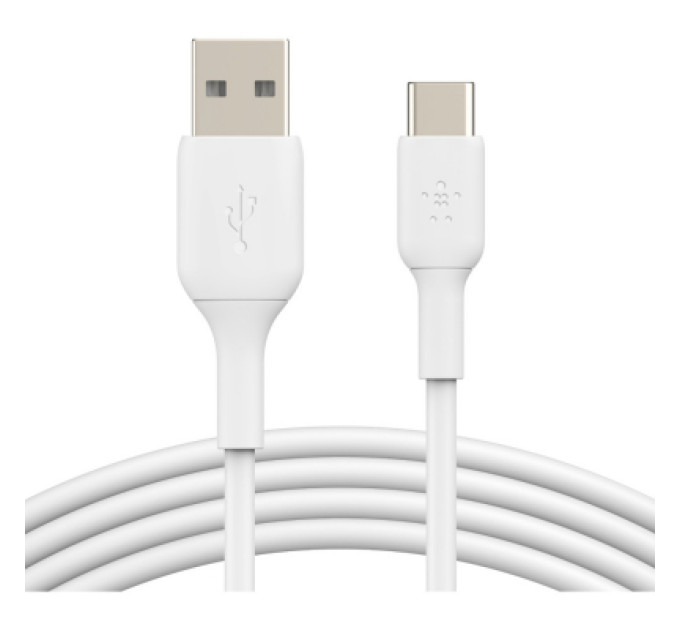 Belkin Дата кабель USB 2.0 AM to Type-C 1.0m PVC white Belkin (CAB001BT1MWH)