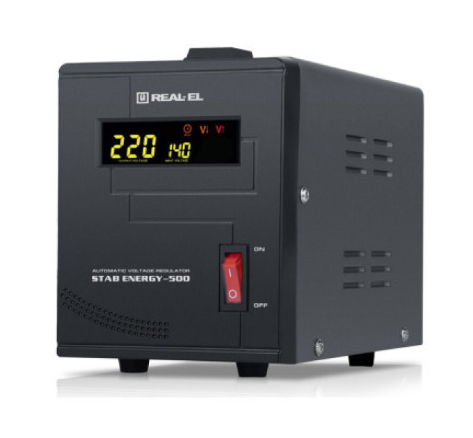 REAL-EL Стабілізатор REAL-EL STAB ENERGY-500 (EL122400011)