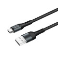 ColorWay Дата кабель USB 2.0 AM to Micro 5P 1.0m nylon black ColorWay (CW-CBUM045-BK)