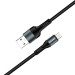 ColorWay Дата кабель USB 2.0 AM to Micro 5P 1.0m nylon black ColorWay (CW-CBUM045-BK)