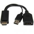 Cablexpert Перехідник HDMI to DisplayPort, 4K 30Hz Cablexpert (A-HDMIM-DPF-01)