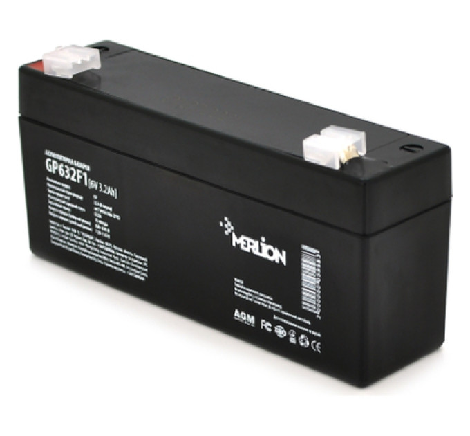Merlion Батарея до ДБЖ Merlion 6V-3.2Ah (GP632F1)