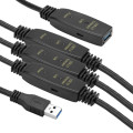 PowerPlant Адаптер USB 3.0 AM - AF, 30 m, active PowerPlant (CA912872)
