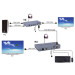 PowerPlant Адаптер HDMI 4K/30hz up to 120m via CAT5E/6 PowerPlant (CA912933)