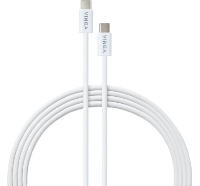 Vinga Дата кабель USB-C to USB-C 1.0m 100W E-Mark chip PVC Vinga (VCDCCCM251)