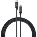 Vinga Дата кабель USB-C to USB-C 2.0m 100W E-Mark Chip Nylon Vinga (VCPCTC100BK2)