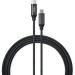 Vinga Дата кабель USB-C to USB-C 2.0m 100W E-Mark Chip Nylon Vinga (VCPCTC100BK2)