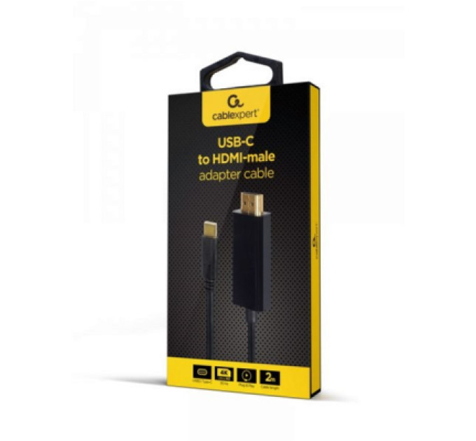 Cablexpert Перехідник Cablexpert USB-C to HDMI 4K30Hz 2m (A-CM-HDMIM-01)