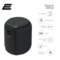 Акустична система 2E SoundXPod TWS MP3 Wireless Waterproof Black (2E-BSSXPWBK)