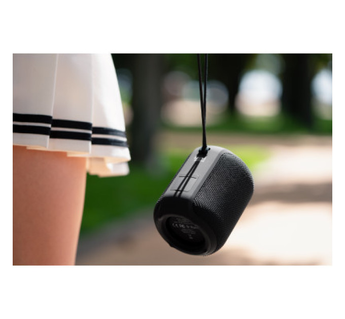 2E Акустична система 2E SoundXPod TWS MP3 Wireless Waterproof Black (2E-BSSXPWBK)