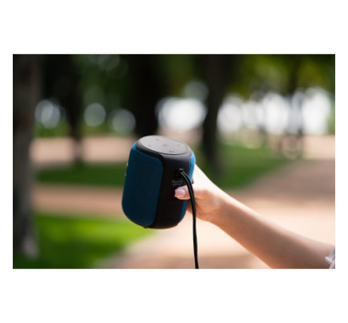 2E Акустична система 2E SoundXPod TWS MP3 Wireless Waterproof Blue (2E-BSSXPWBL)