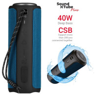 Акустична система 2E SoundXTube Plus TWS MP3 Wireless Waterproof Blue (2E-BSSXTPWBL)