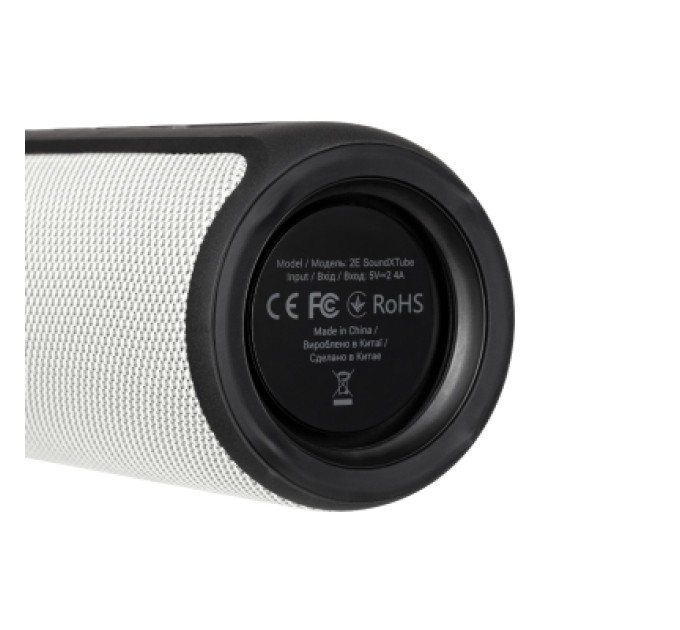 2E Акустична система 2E SoundXTube TWS MP3 Wireless Waterproof Grey (2E-BSSXTWGY)