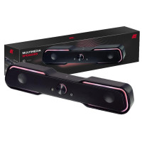 Акустична система 2E PCS101 RGB 2.0 USB Black (2E-PCS101BK)