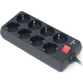 REAL-EL Мережевий фільтр живлення REAL-EL RS-8 Protect 5m, black (EL122300024)