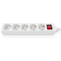 REAL-EL Мережевий фільтр живлення REAL-EL RS-Protect M 1.8m, white (EL122300025)