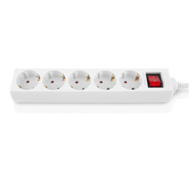 REAL-EL Мережевий фільтр живлення REAL-EL RS-Protect M 1.8m, white (EL122300025)